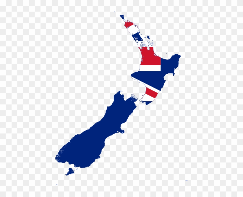 Flag-map Of New Zealand - Australia Vs New Zealand #483360