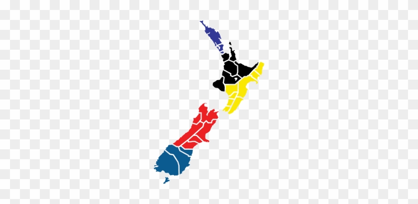 Proposed New Flag For New Zealand Elegant Super Rugby - New Zealand Map #483365