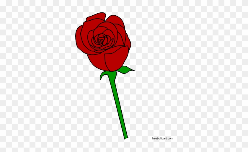 Free Red Rose Clip Art - Rose #483396