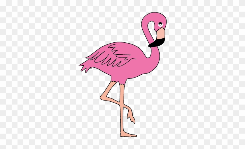 Rose Flamingo Clipart - Flamingo Cartoon #483421