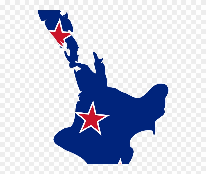 New Zealand Flag Map #483432