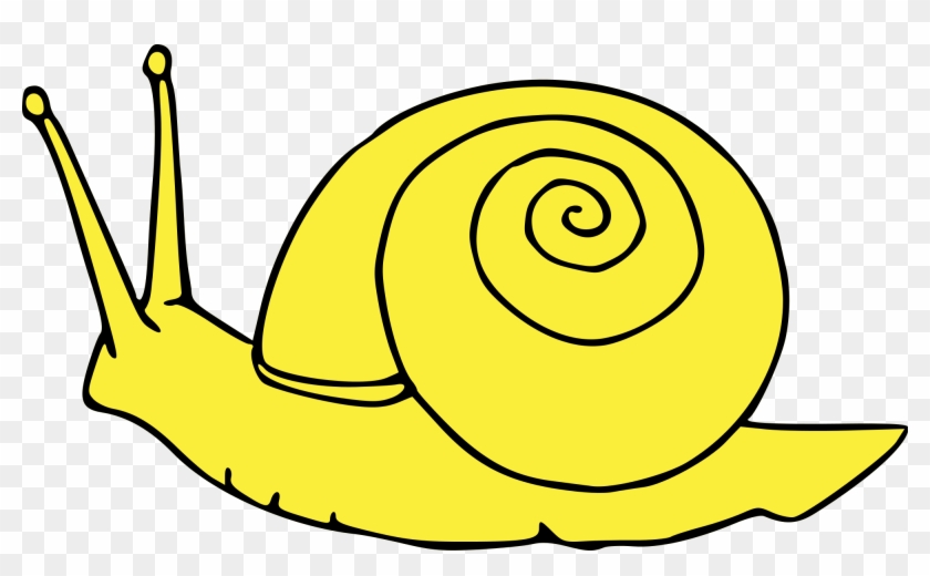 Snail Cliparts 9, - Yellow Snail Clipart #483487