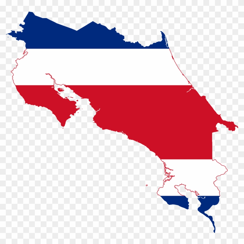 4k Pictures [full Hq Wallpaper] » Map And Flag - Costa Rica Png #483532