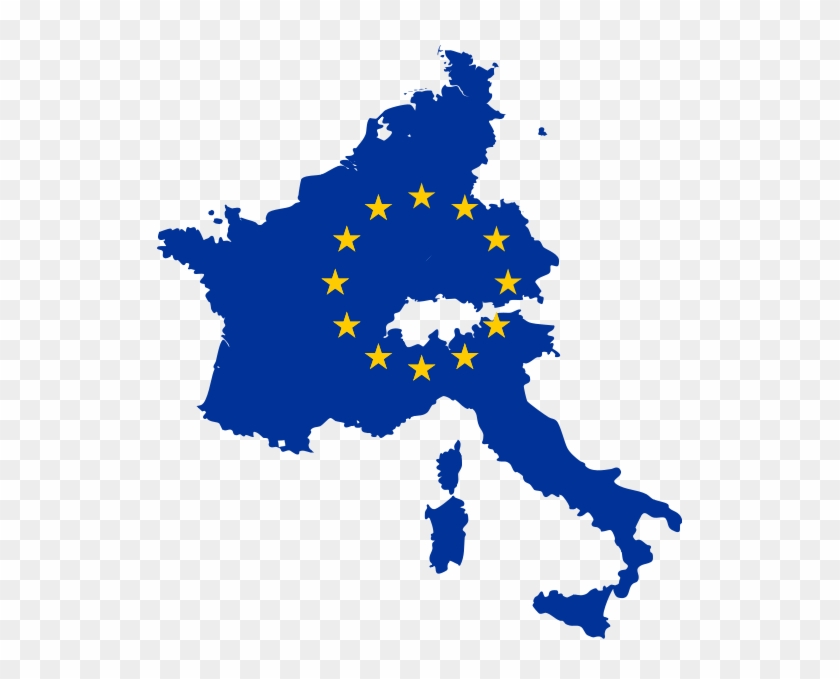 Europe Flag Map Eu Flag Map Www Imgkid The Image Kid - Europe Map With Flag #483568