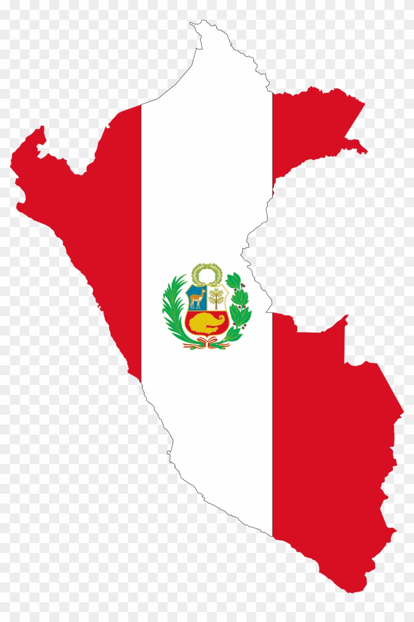 Peru Flag Map - Peru Flag #483586