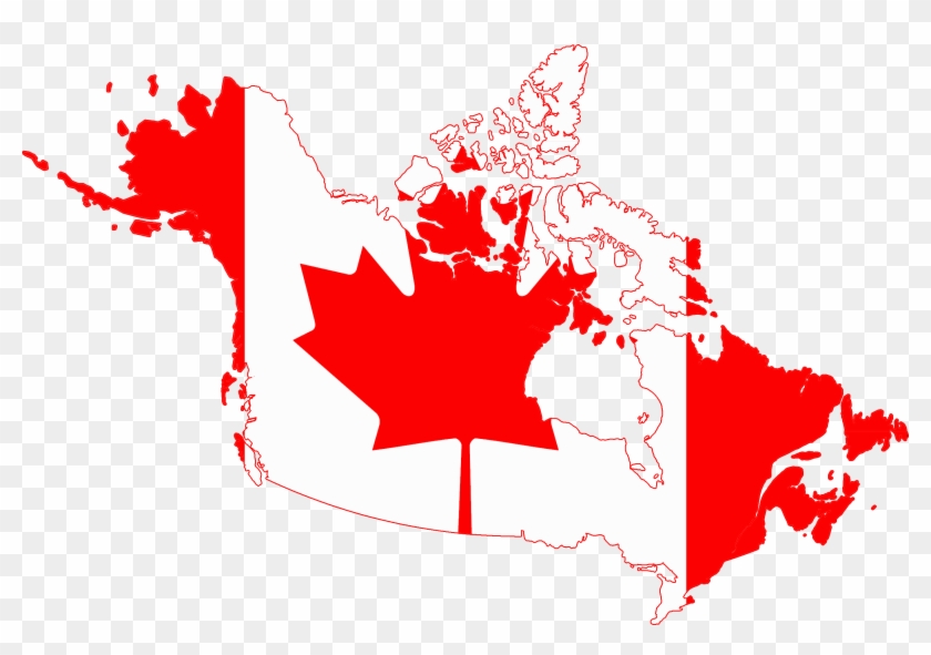 Canada - Canada Flag Map #483589