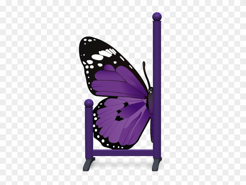 Wing > Butterfly > Purple Butterfly - Green #483604