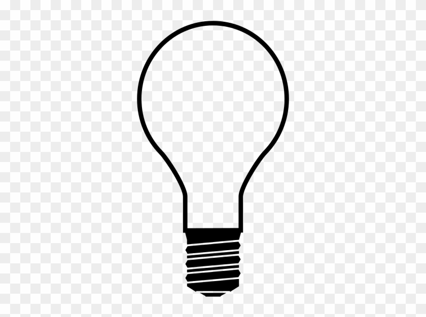 File - Light Bulb-silhouette - Svg - Wikimedia Commons - Silhouette Light Bulb Clip Art #483670