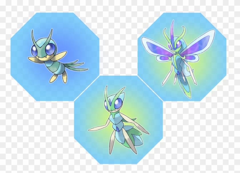 Water Starter By Hyshirey - Dragonfly Larvae Pokemon #483757