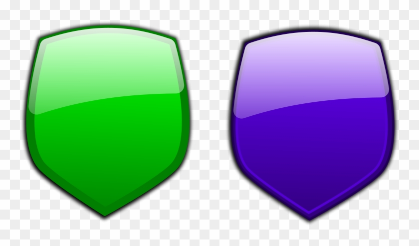 Protection, Armor, Badge, Glossy, Green - Green Badge Png #483771