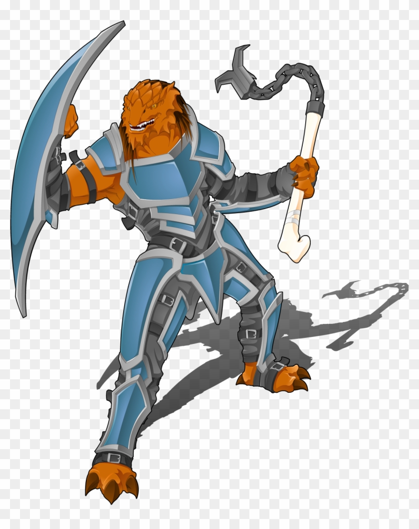 Warhammer Clipart Paladin - Dragonborn Paladin Png #483782