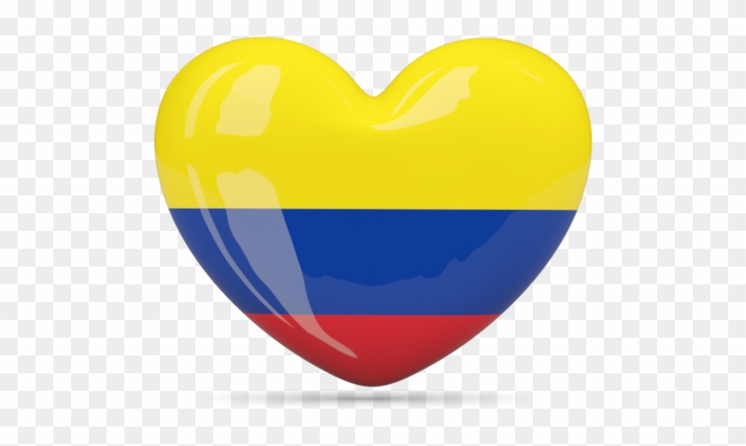 Download Flag Icon Of Colombia At Png Format - Colombia Flag Heart Png #483907