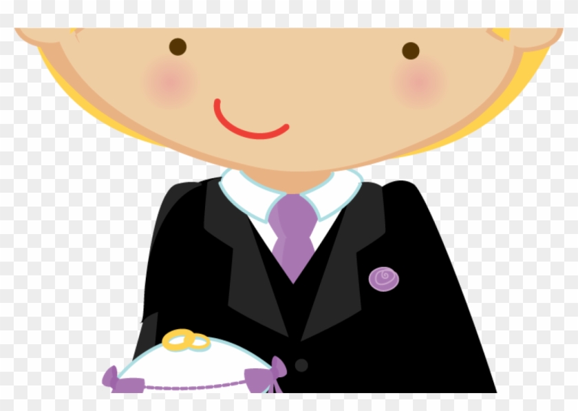 Flower Girl And Ring Bearer Clipart Oh My Fiesta Wedding - Pajem E Daminha Png #484186