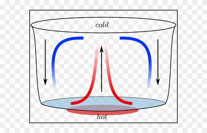 In Our Example, The “cold” Label Represents The Freezer, - Convection Current In A Fluid #484452
