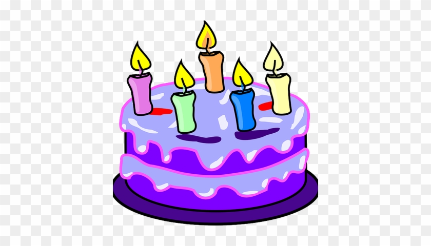 7 ¡feliz Cumpleaños - Birthday Cake Clipart #484468