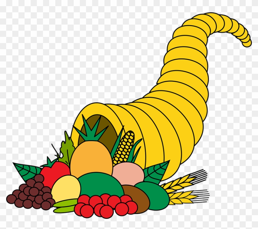 Fruits And Vegetables Cartoon 19, Buy Clip Art - Cuerno De Frutas Png #484486