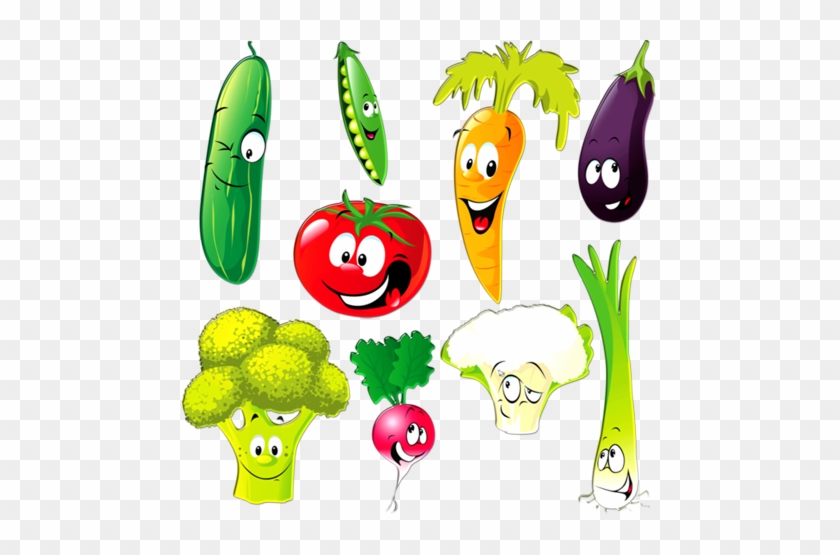 Groente En Fruit Fun - Imagen De Frutas Y Verduras Animadas #484526