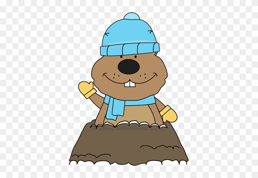 Shadow Clipart Groundhog Hole - Winter Groundhog Clipart #484614
