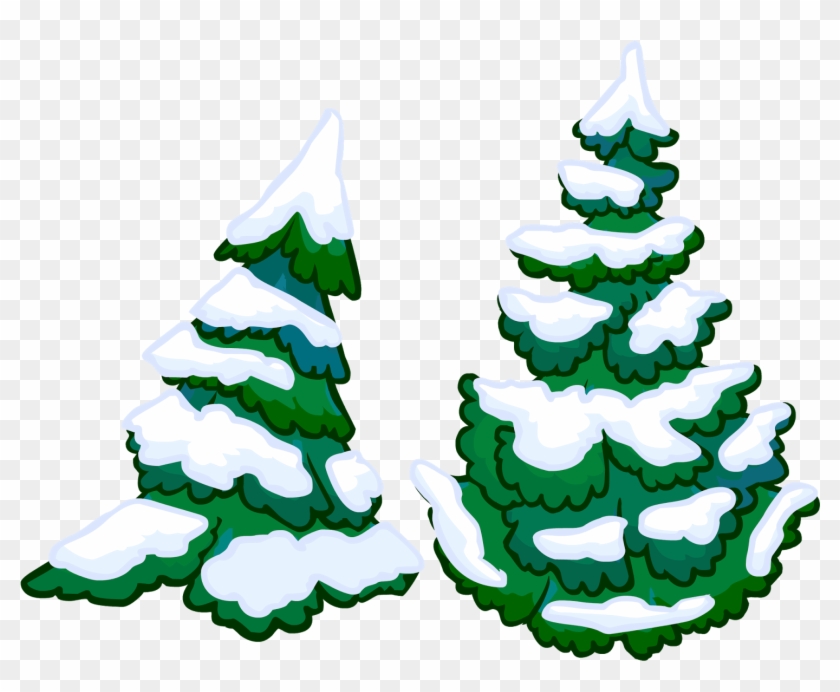 Http - //demo - Nicloay - Com/portfolio/2d Winter Pack - Karlı Çam Ağacı Çizimi #484814