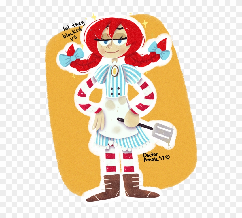 Wendy's Fast Food Twitter Smug Anime Wendy Fanart Fan - Cartoon #484902