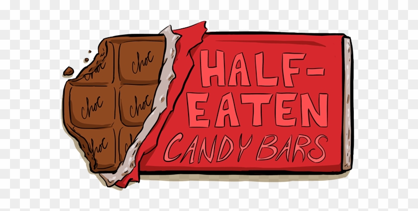 Half Eaten Candy Bars When In Doubt, Draw Yo - Draw A Half Eaten Chocolate Bar #484985