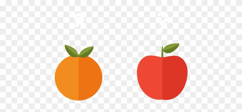 Apples To Oranges - Apples And Oranges Clipart #485011