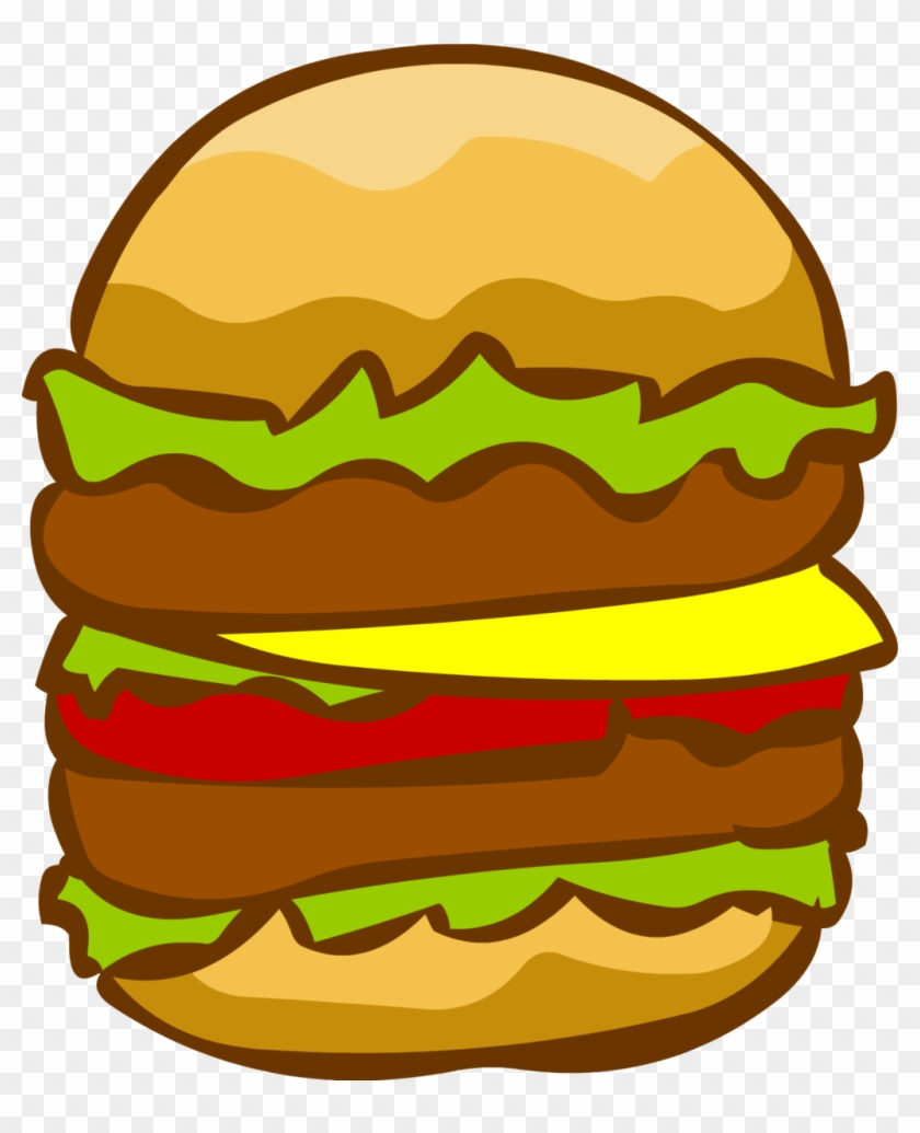 Burger Clip Art - Double Burger Clipart #485072