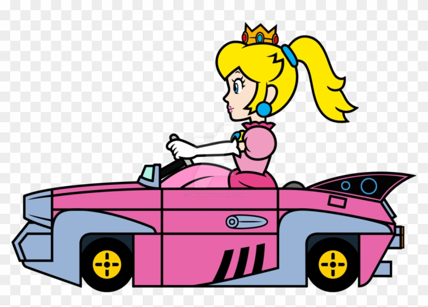 Badwagon Peach By Famousmari5 - Rosalina Super Mario Kart #485075