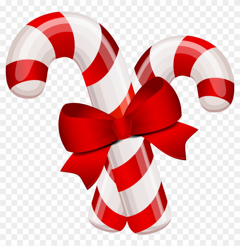 Christmas Classic Candy Canes Png Clipart Image - Christmas Candy Cane Clipart #485084