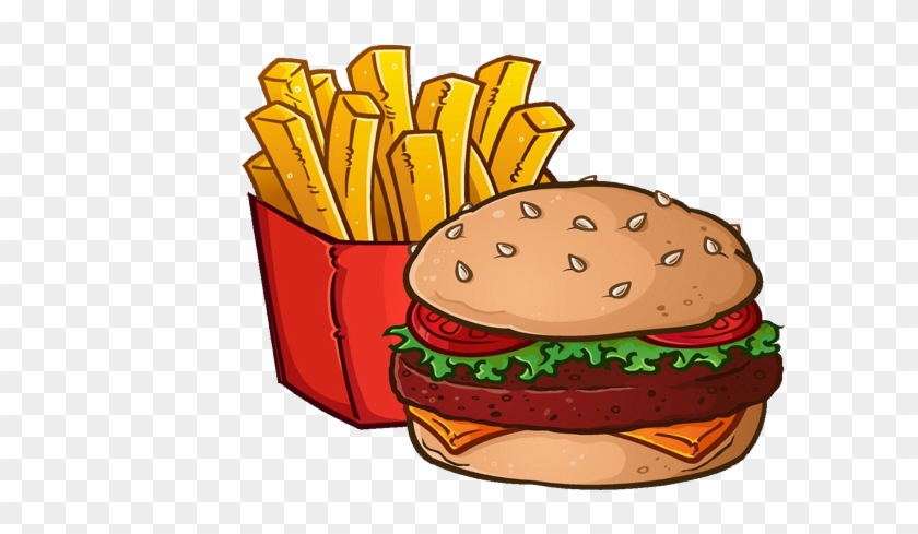 Hamburger French Fries Cheeseburger Royalty-free Clip - Hamburger French Fries Cheeseburger Royalty-free Clip #485113