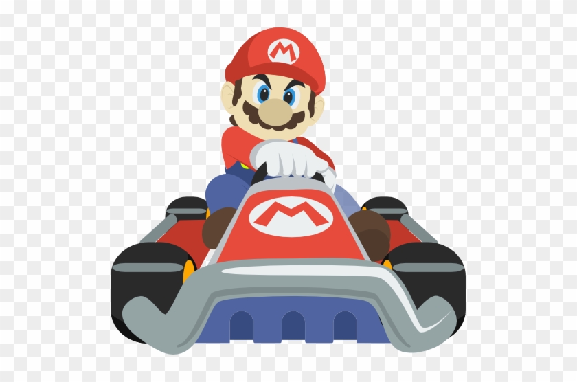 Flat Mario Kart By Znkhucast - Mario Kart Vector Art #485094