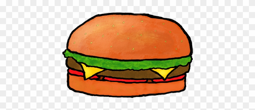 28 Collection Of Burger Drawing Png - Cheeseburger #485133