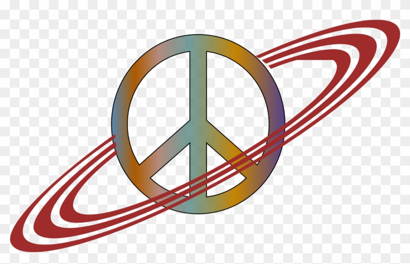 Peace Symbol Clip Art Christmas - Simbolo De La Paz #485142