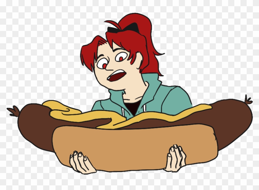 Big Hotdogs By Mouradian On Clipart Library - Cartoon #485178