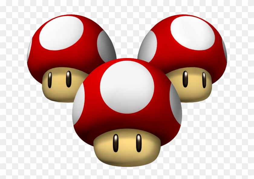 Triple Mushrooms Artwork - Wii Mario Kart Mushroom #485185