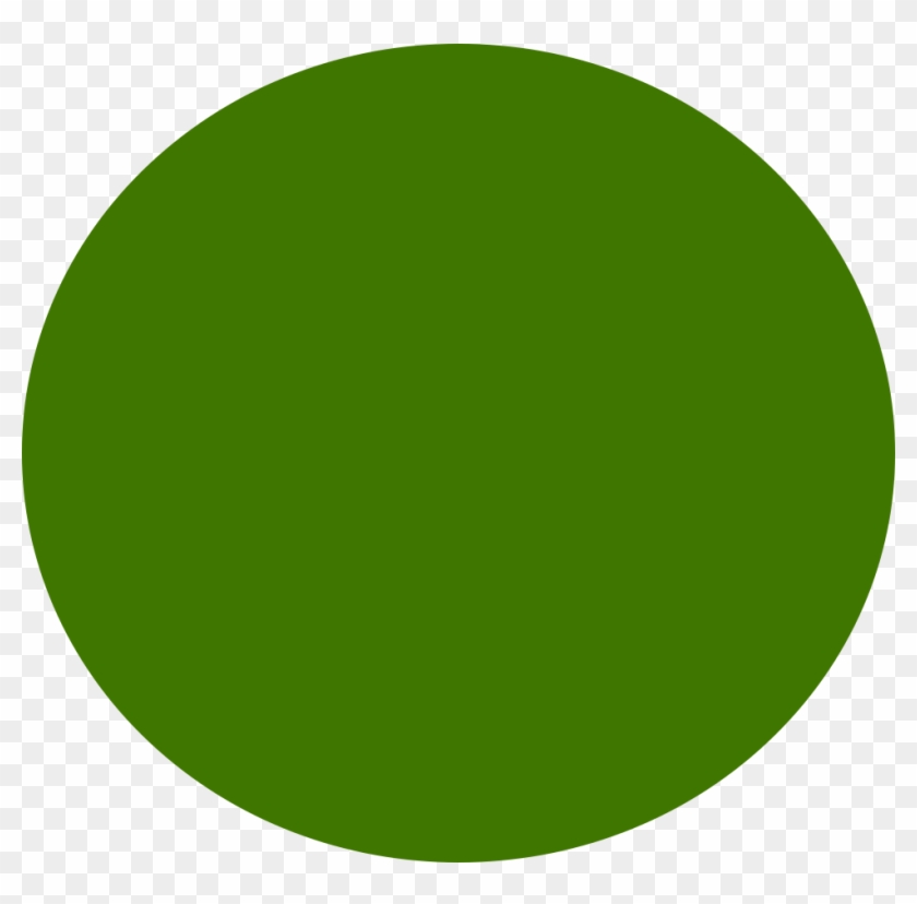 Green Dot Transparent Background #485235