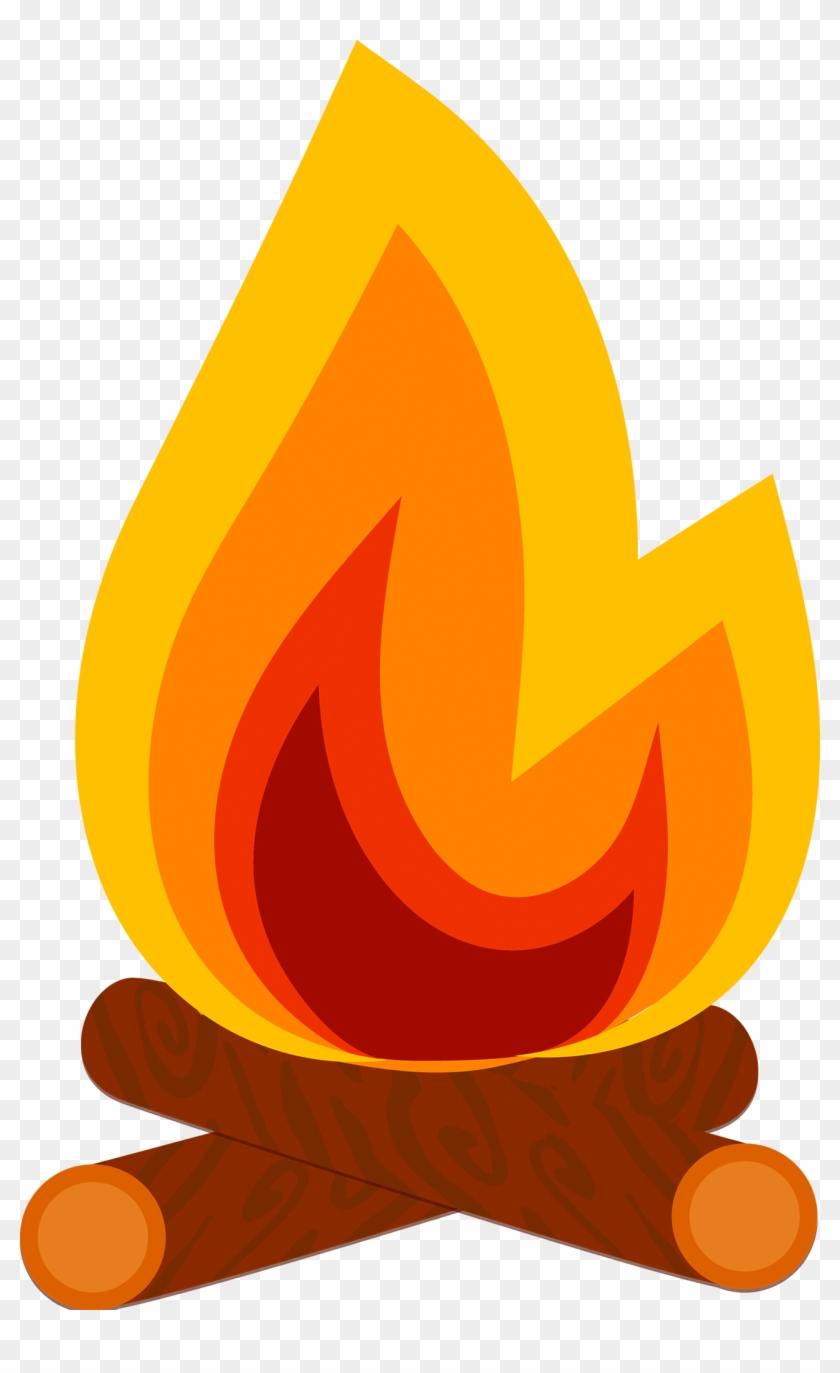 Bonfire Flame Clip Art - Bonfire Flame Clip Art #485337