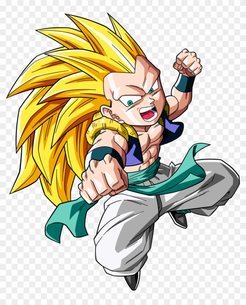 Gotenks Ssj 3 By - Gotenks Super Saiyan 3 Png #485336