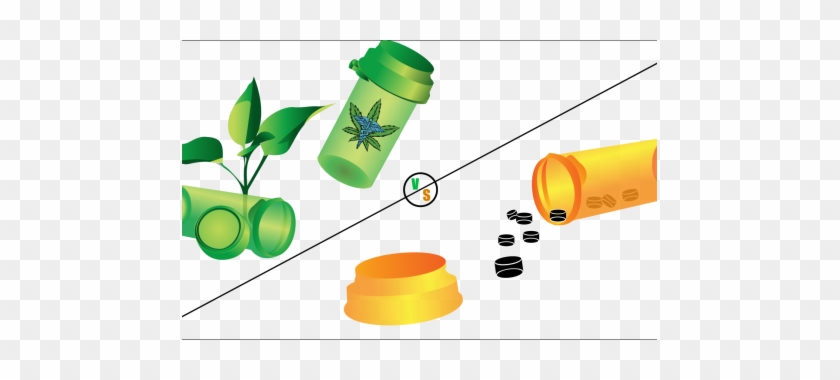 Cannabis Event Smokes Opioid Addiction - Graphic Design #485387