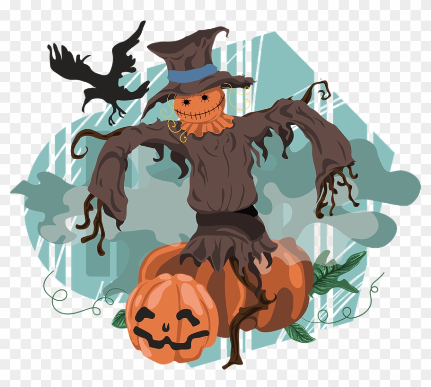 Dancing Leprechaun Clipart - Halloween Scarecrow Clipart #485510