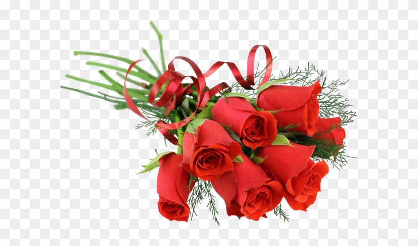 Flowers - Rose Flower Bouquet Png #485541