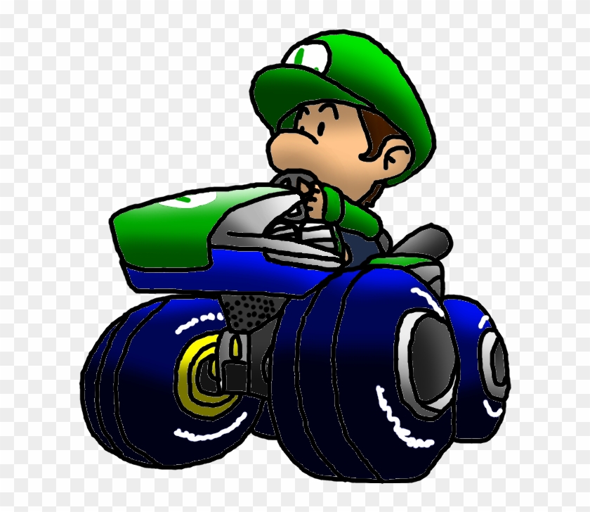 Mk8 Baby Luigi By Babyluigionfire - Baby Luigi Mario Kart 8 #485591