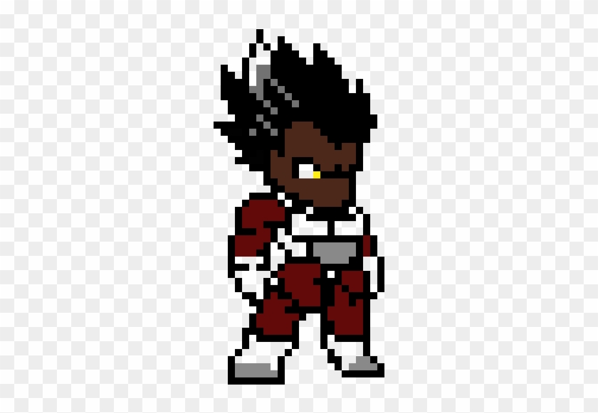 Jordan - Goku Blue Pixel Art #485624