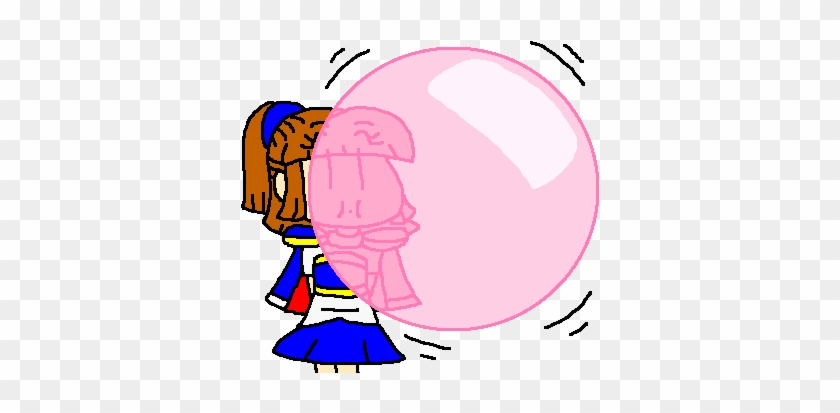 Arle Nadja Blowing Big Bubble Gum By Pokegirlrules - Cartoon #485671