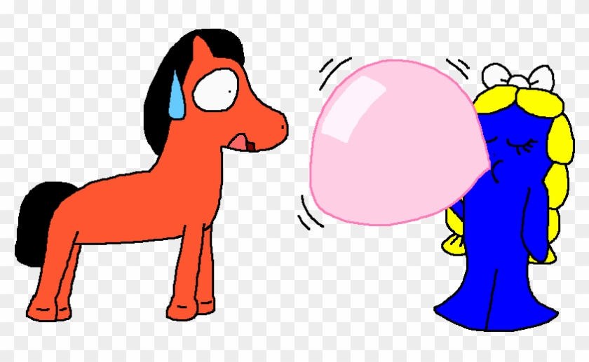 Pokey Appreciates Goo Blowing Bubble Gum By Pokegirlrules - Cartoon #485676