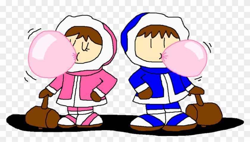 Ice Climbers Blowing Bubble Gum By Pokegirlrules - Cartoon #485682