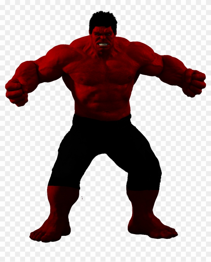Transparent Concept By Asthonx1 - Red Hulk No Background #485736