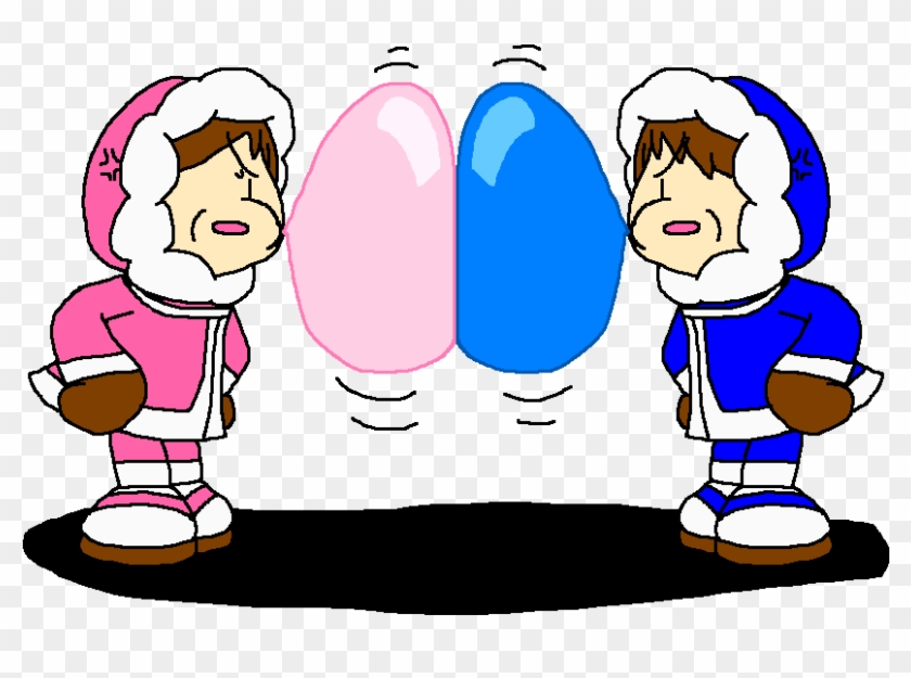 Popo And Nana Bubble Gum Fight By Pokegirlrules - Popo #485737