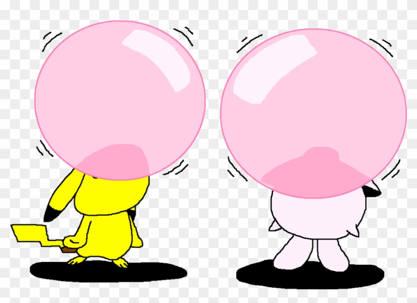 Bubble Gum Duo Pikachu And Jigglypuff By Pokegirlrules - Cartoon #485740