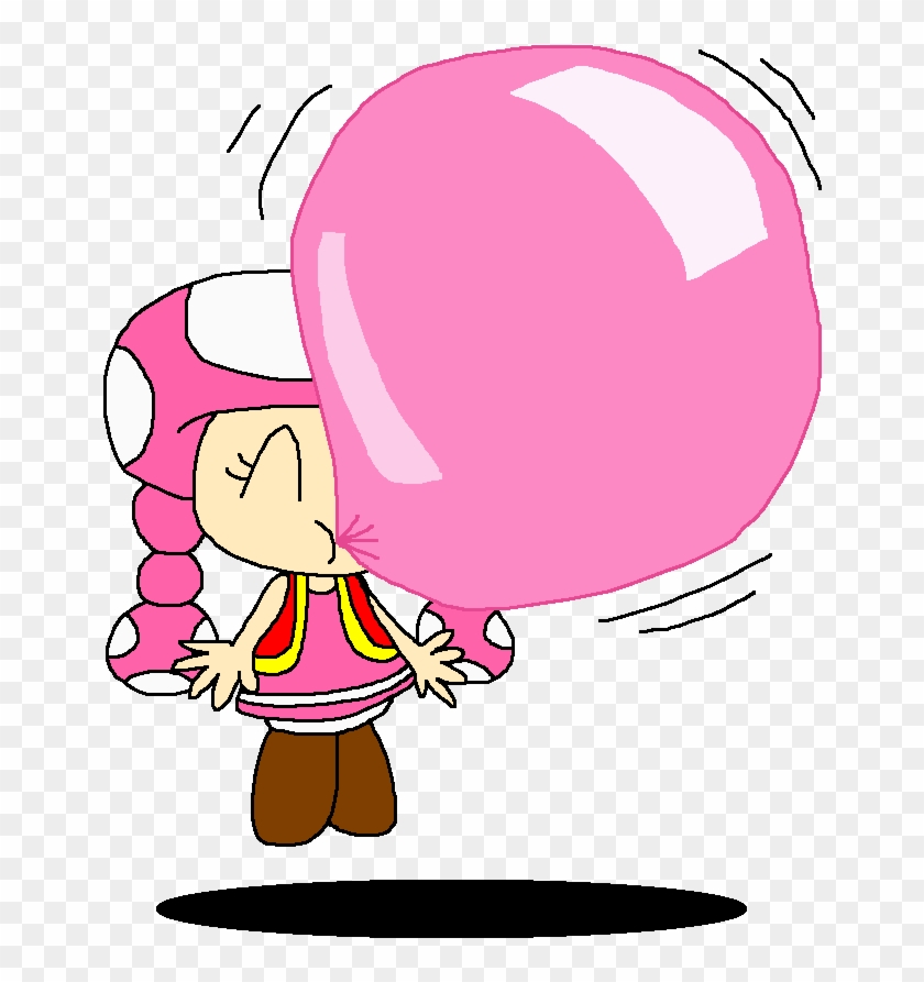 Toadette's Floaty Bubble Gum By Pokegirlrules - Cartoon #485750